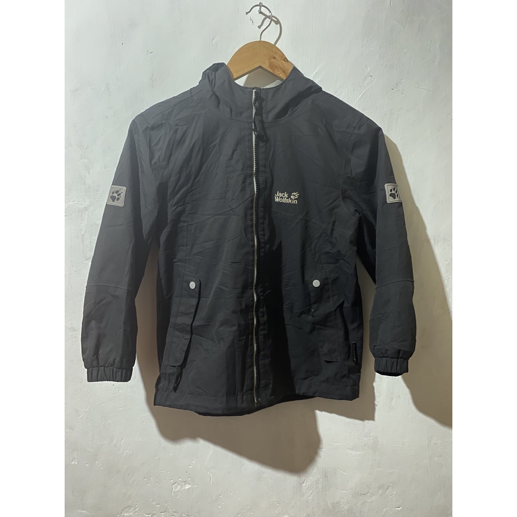 Jaket Parasut anak Jack Wolfskin Goretex second original scnd