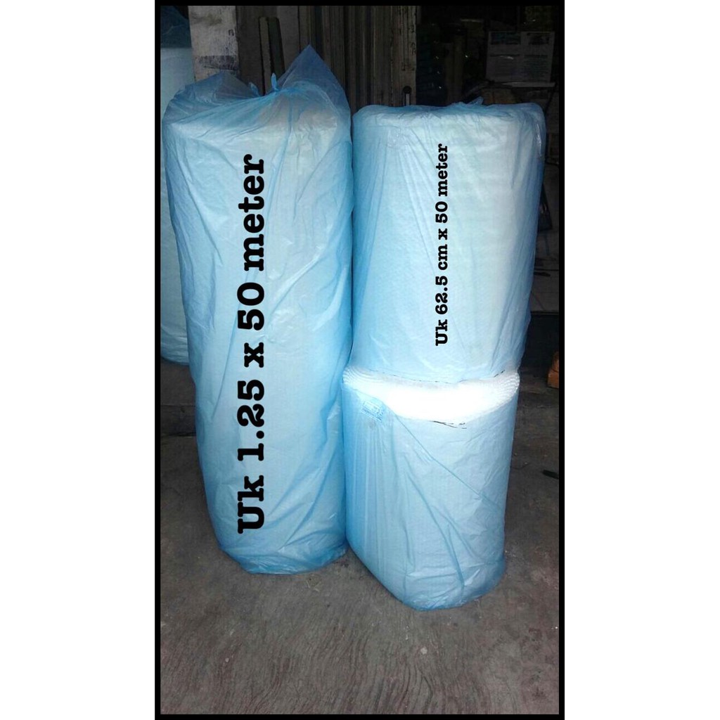 

TERMURAH BUBBLE WRAP MULIA PACK MURAH UK 62,5 CM X 50 METER GROSIR HEMAT