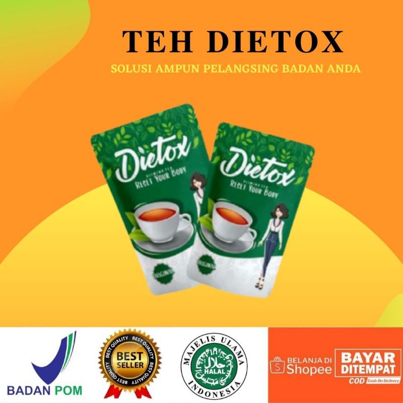 

[TERLARIS] DIETOX TEA | PELANGSING BADAN | TEH PELANGSING BADAN | OBAT PELANGSING