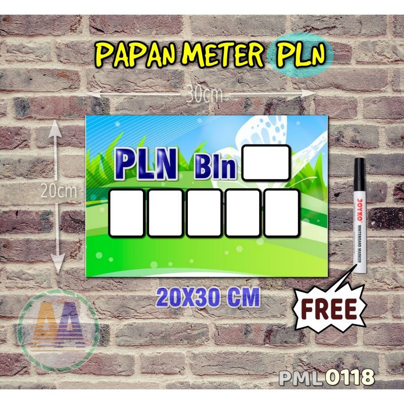 

Papan Meter Listrik PLN PAM motif Unik - Floral 18 - Toko2A