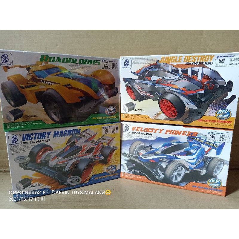 8030-S1 TAMIYA mainan 4WD pakai baterai kemasan box  / TAMIYA MINI 4WD PRO SERIES