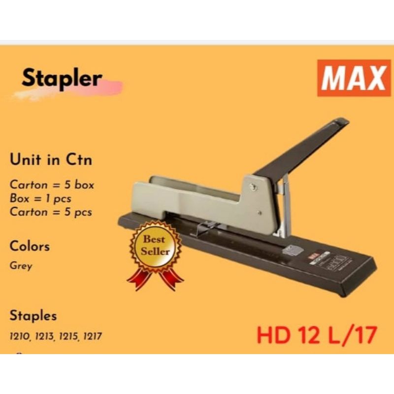 

Stapler Max HD 12L Made by Japan (min order 1) dapatkan harga termurah disini