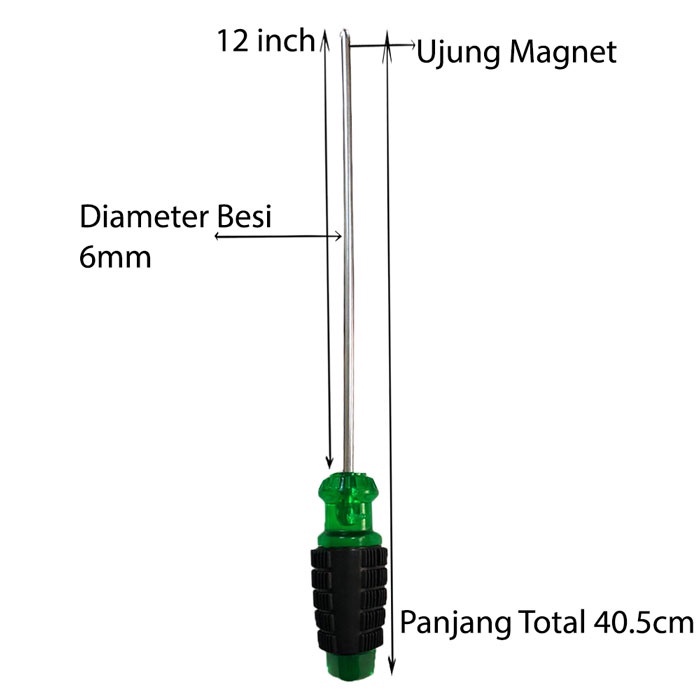 OBENG PLUS UJUNG MAGNET Merk SIYOTA - POPEYE - SHISUKA - YAMATO Varian Ukuran 4