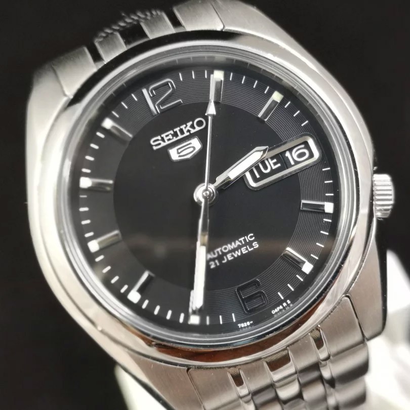 Seiko 5 SNK393K1 Automatic Black Dial - Jam Tangan Pria SNK393