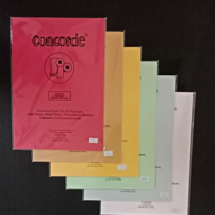 

Kertas Concorde 90 gram ukuran A4