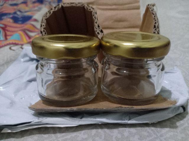 Ongkir Termurah! Mini Jar Glass 25ml / Jar / Tempat Saffron 25ml / Toples Kaca Mini 25ml