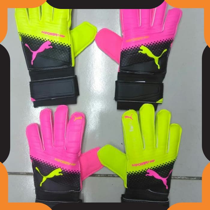 {COD}294 SARUNG TANGAN KIPER / GLOVE KEEPER ANAK PUMA EVO GRADE ORI IMPORT PENJAGA GAWANG
