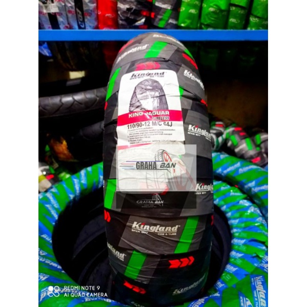 Ban montor metic scupy tubeless 110/90-12 kingland king jaguar ban Honda scupy ban ring 12 ban luar 