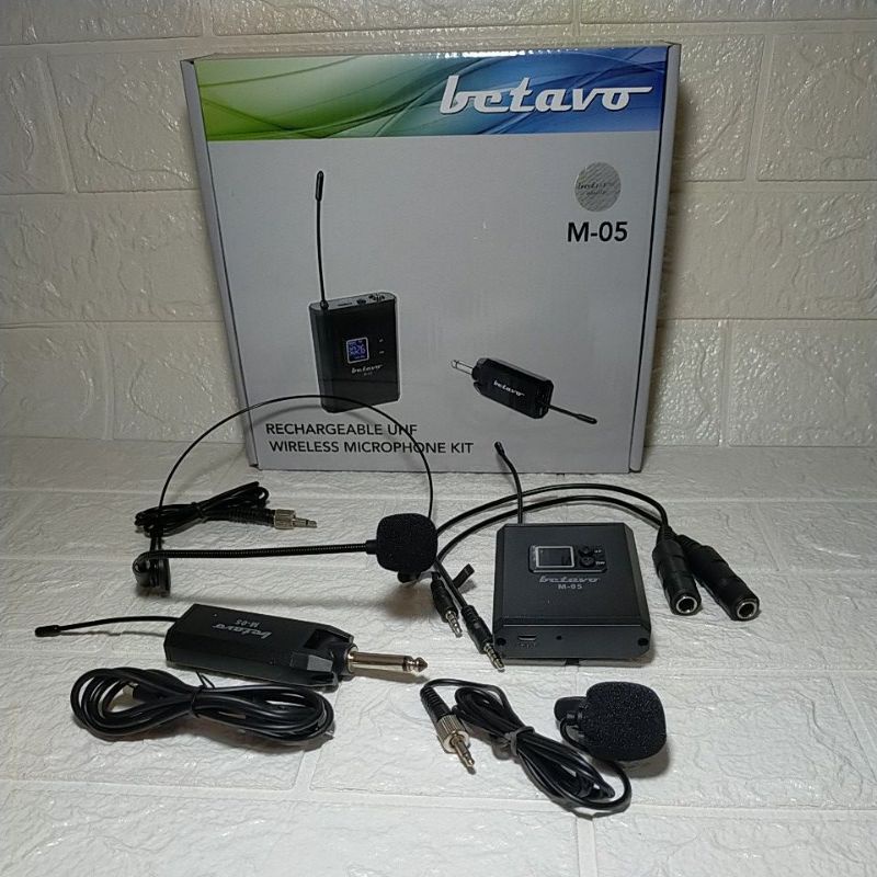 Mic jepit bando , mic kancing wireless Betavo M-05