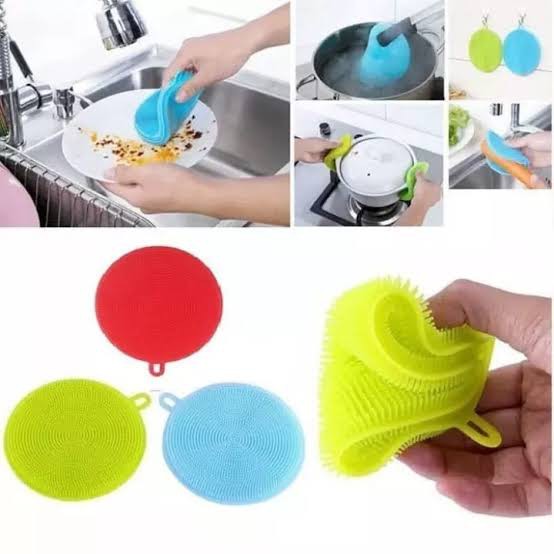 PRODUK BARU - Spons Cuci Piring Silikon / Silicone Sponge Spon Sabun - Super Bersih &amp; Serbaguna