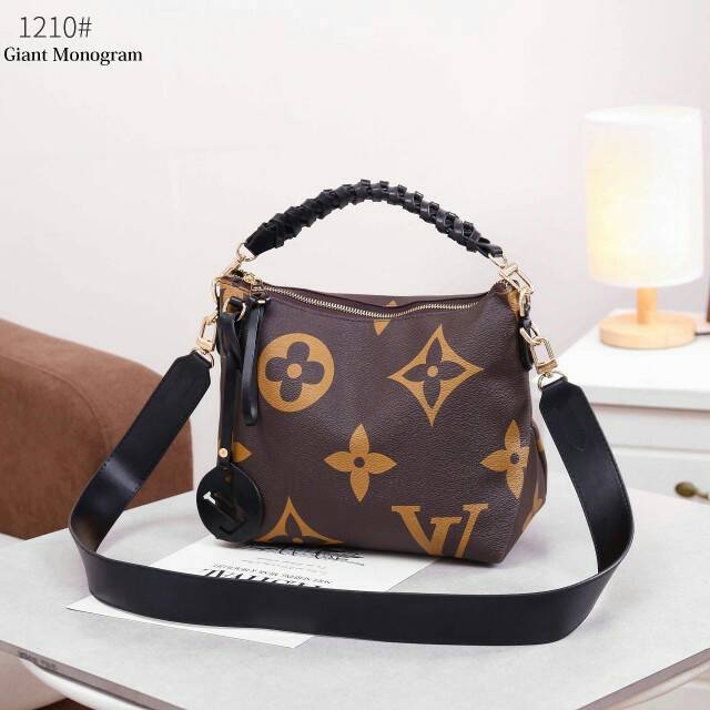 BESTSELLER TAS WANITA TAS Louis Vuitton Top Handle Shoulder Hobo Bag Monogram #1210 TAS BATAM TAS