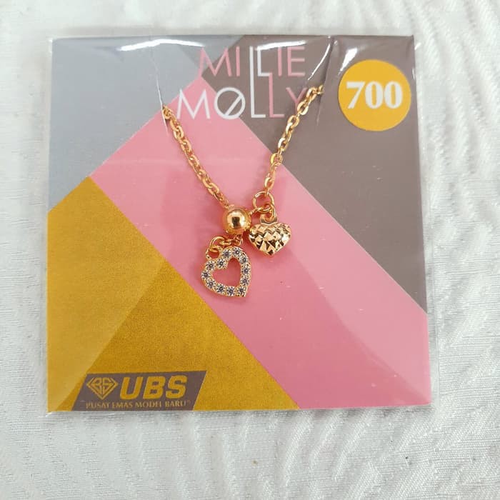 cincin millie molly serut emas 70 % 700 70 % variasi love
