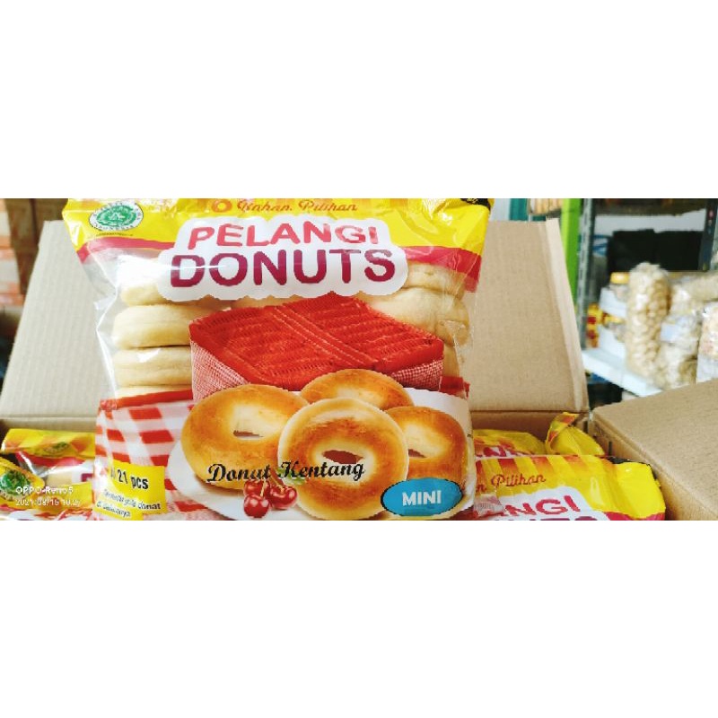 

NOB Donut pelangi isi 21