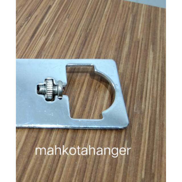 Bracket Pipa Multifungsi H20 | Daun breket pipa kotak dan pipa bulat 20cm