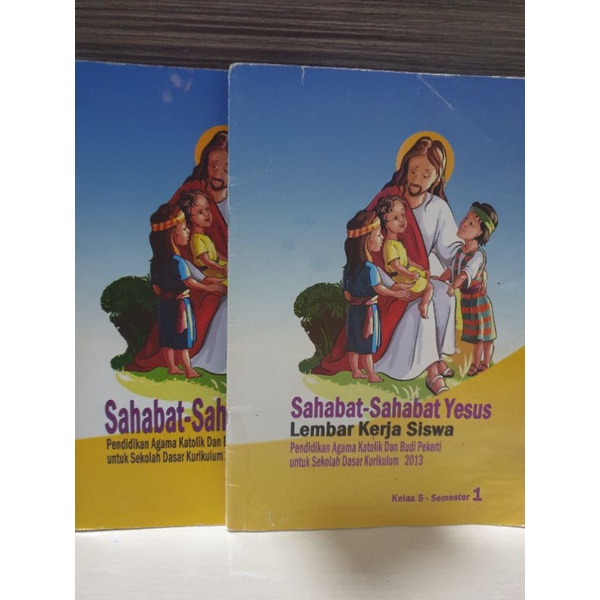 Buku SD sahabat sahabat yesus kelas 5