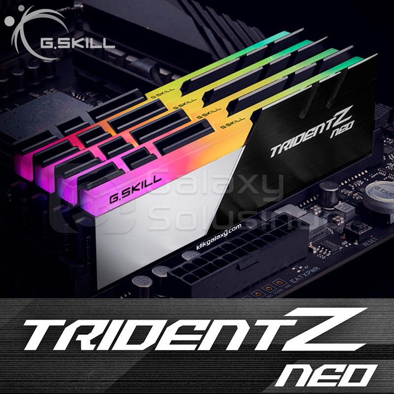 Memory RAM G.Skill Trident Z NEO RGB 16GB (2x8) PC25600 3200Mhz - Dual Kit - AMD