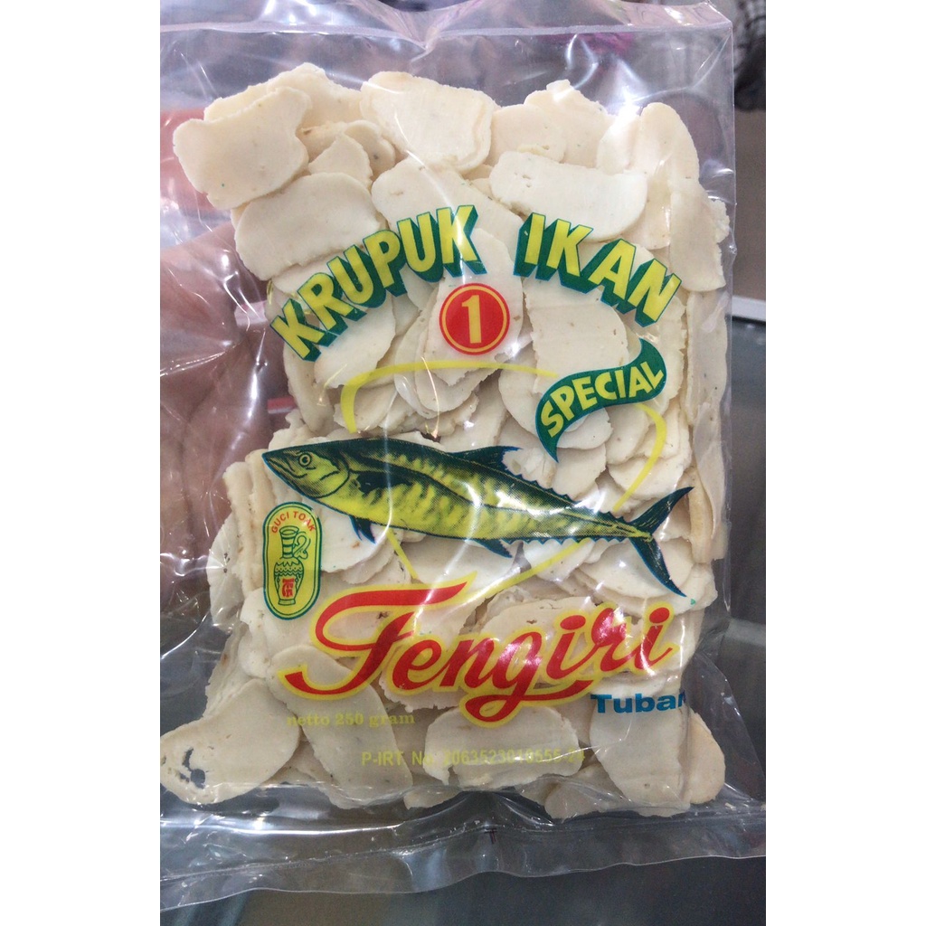 

Kerupuk / Krupuk Ikan Tengiri Guci Toak Asli Tuban