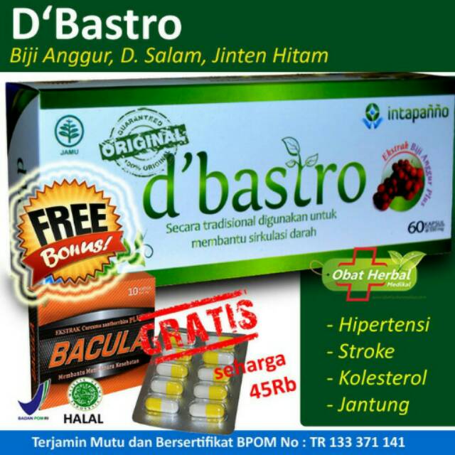D'bastro herbal pengobatan stroke