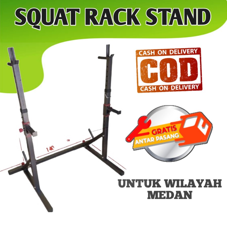 Squat rack stand
