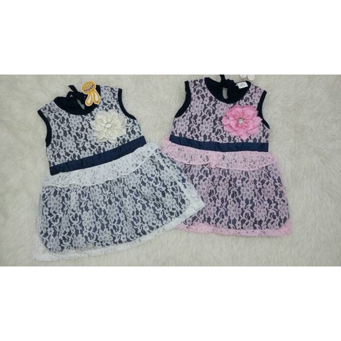 Baju bayi perempuan / baju pesta / dress pesta / brokat