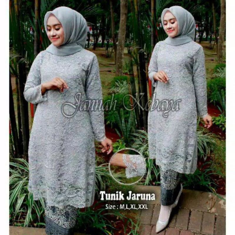 NEW REAL PICT SETELAN KEBAYA TUNIK/KEBAYA MODERN/KEBAYA TUNANGAN/KEBAYA PESTA