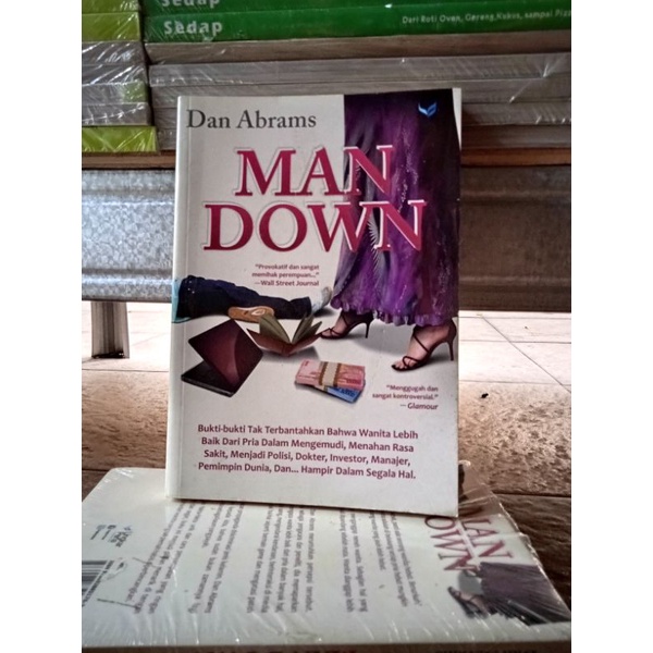 OBRAL BUKU BACAAN MOTIVASI / PENGEMBANGAN DIRI / INSPIRASI / BISNIS / INVESTASI / MILIARDER  MURAH ORIGINAL-Man Down