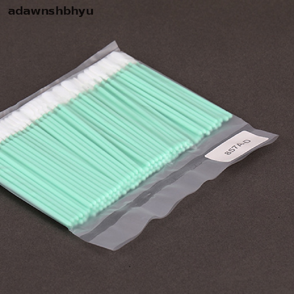 Adawnshbhyu 100pcs/Lot Ukuran 100mm Nonwoven Cotton Swab Tahan Debu Untuk Lensa Fokus Bersih