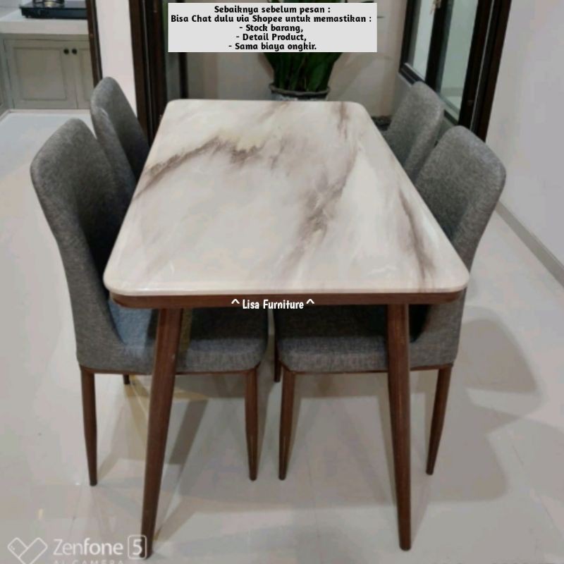 Meja Makan|Meja Makan Marmer|Meja Makan Marmer 6 Kursi|Meja Makan Mermer 4 Kursi|Meja Makan Marmer 8