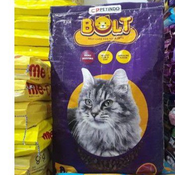 Ekspedisi Makanan kucing Bolt cat bentuk ikan 8kg~makanan kucing murah