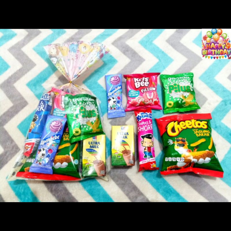 

Paket Snack dan Souvenir Ultah