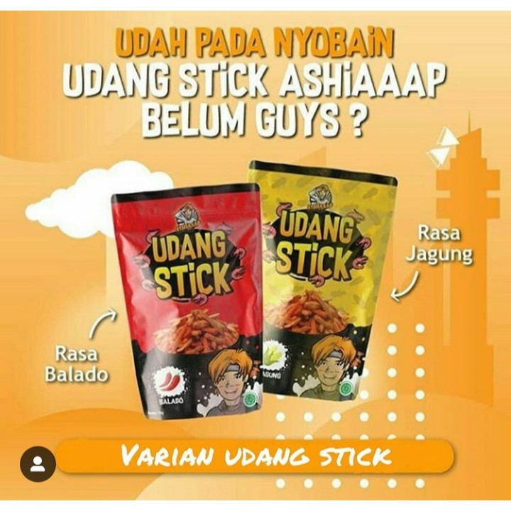 

[PRODUK TERBAIK] ASHIAAAP UDANG STICK Lezat Nikmat Termurah by Atta Halilintar