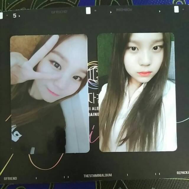 UMJI GFRIEND PHOTOCARD RAINBOW