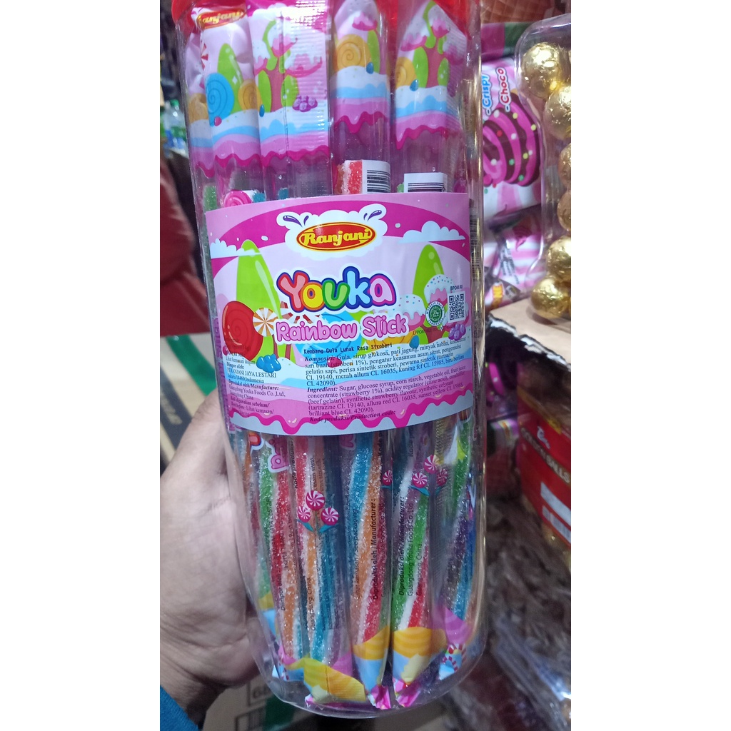 

Permen youka rainbow stick