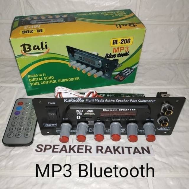 Kit Tone Control Digital Echo + Subwoofer + MP3 Bluetooth BL-206