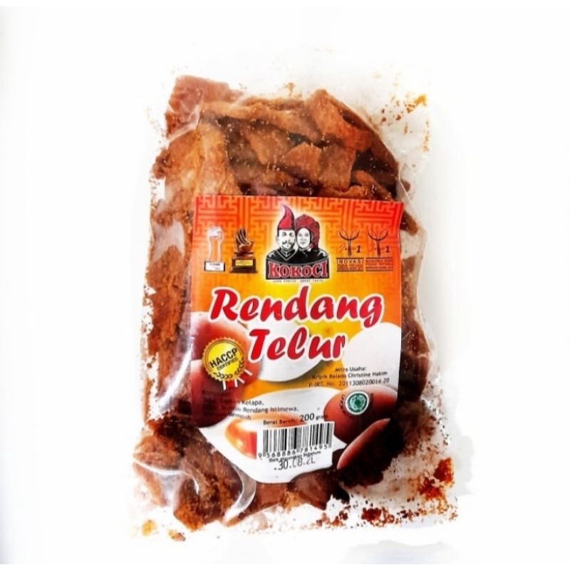 

Rendang Telur Kokoci Oleh Oleh Padang