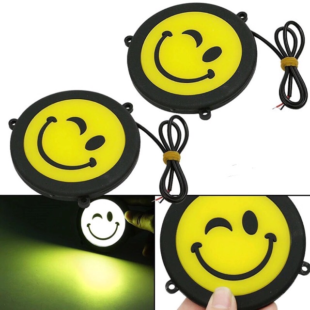 Drl Cob Emo Led Stiker Led Smile Car Stiker Led Lampu Emo R110 R111 R112 R113