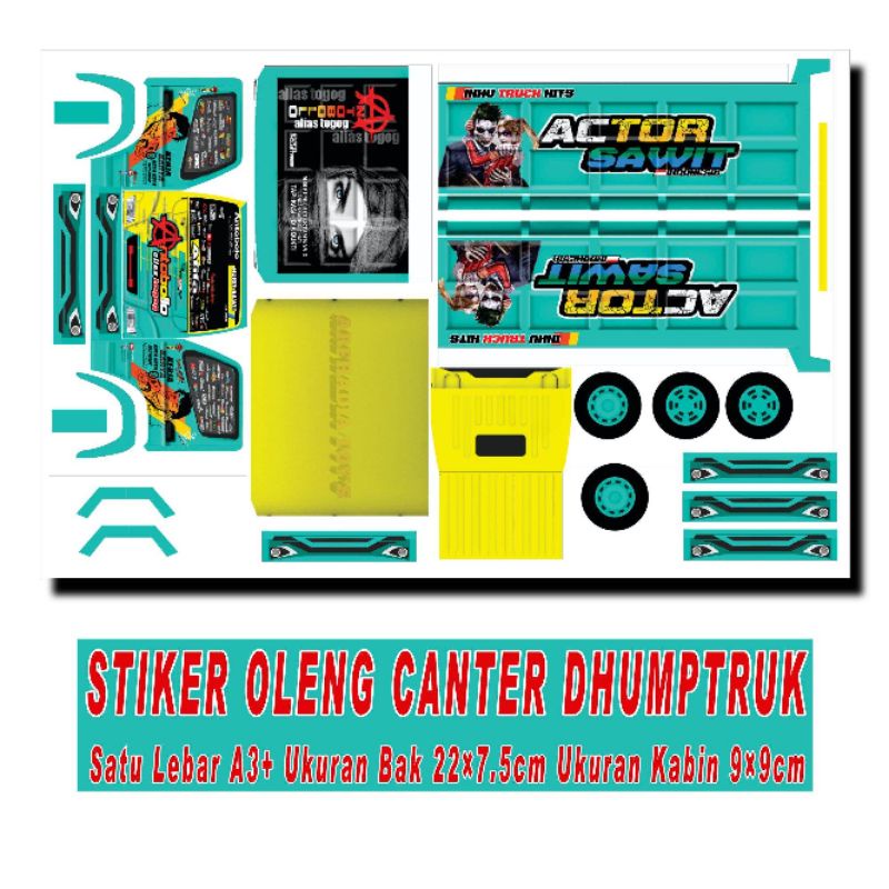 stiker pola truk antobolo sawit