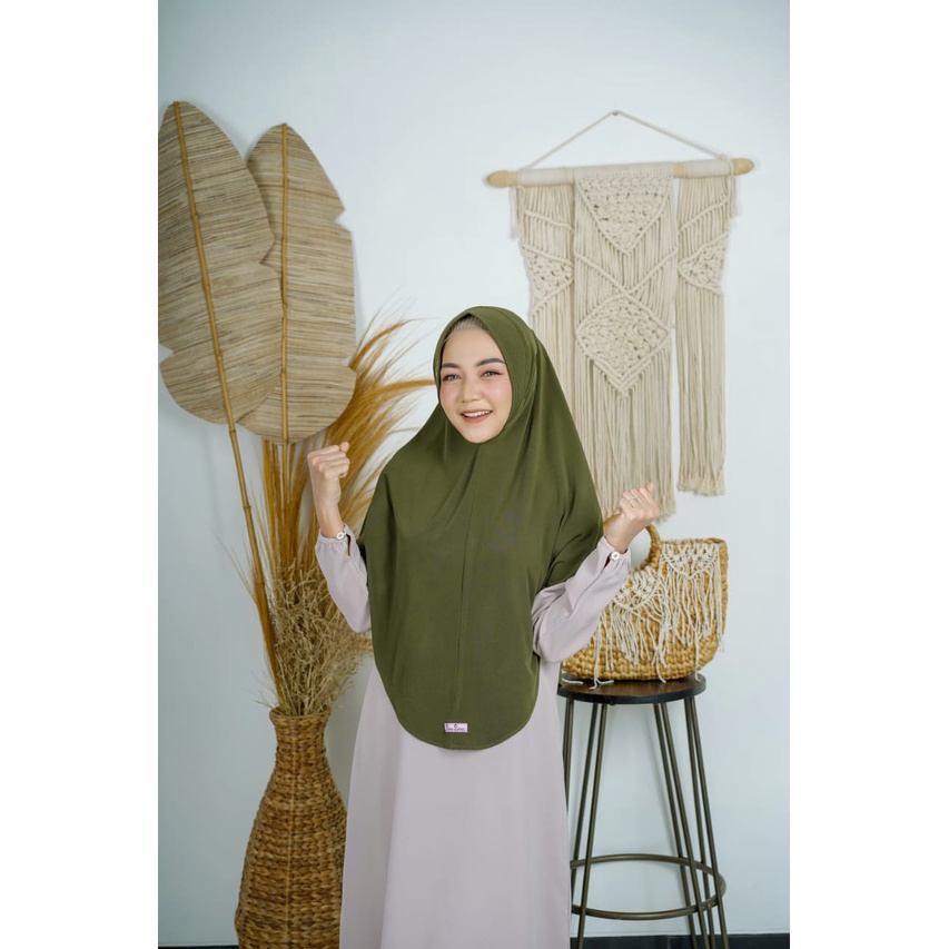 (COD) PROMO New Zara by LinaLivia Hijab ORI - Bahan Jersey Interlock Twist - Harga Reseller