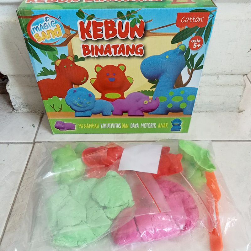 49069 - Mainan Pasir Ajaib Magic Sand Tema Kebun Binatang 49069