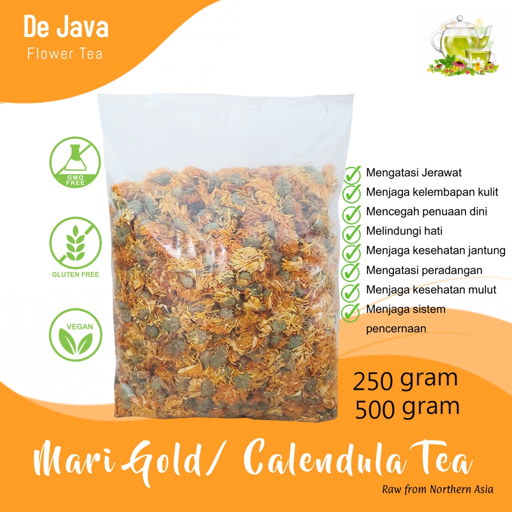 

Teh Bunga Calendula Kering 250 - 500 gram Marigold Calendula Flower Tea Tisane