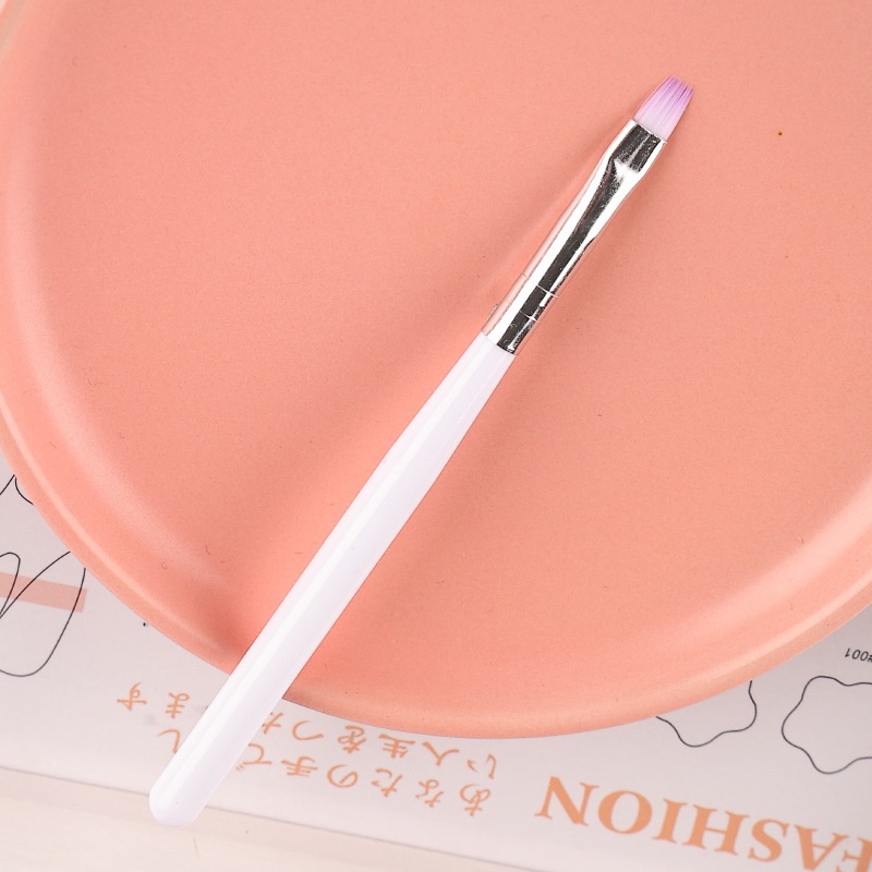 1 Pc Brush Pen Gambar Dotting UV Gel Warna Putih Untuk Nail Art