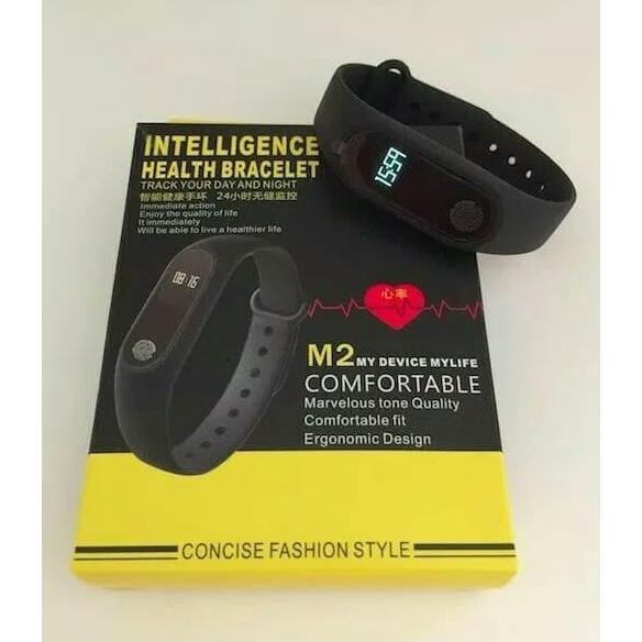 Hot Product Smart Watch M2 Jam Tangan Smartwatch Mi Band 2 Xiomi U9 U1 (Promo)