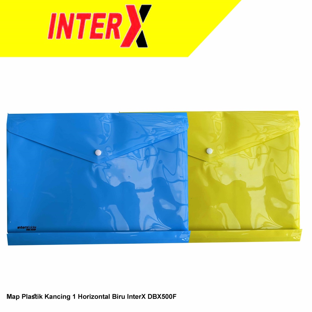 

InterX Document Bag Opaque Map Kancing F4 Horizontal Spine 3cm DBX-500F
