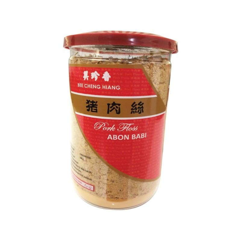 

bee cheng hiang pork floss bottle abon babi serat