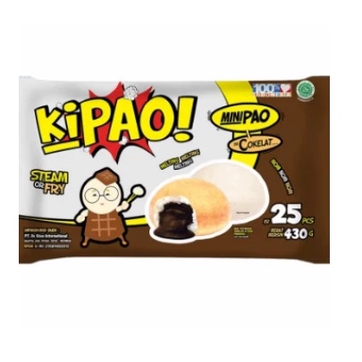 

Bakpao kipao mini cokelat coklat isi 25 pcs / minipao goreng frozen