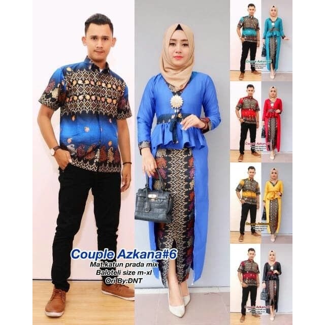 baju couple batik kebaya couple azkana #6