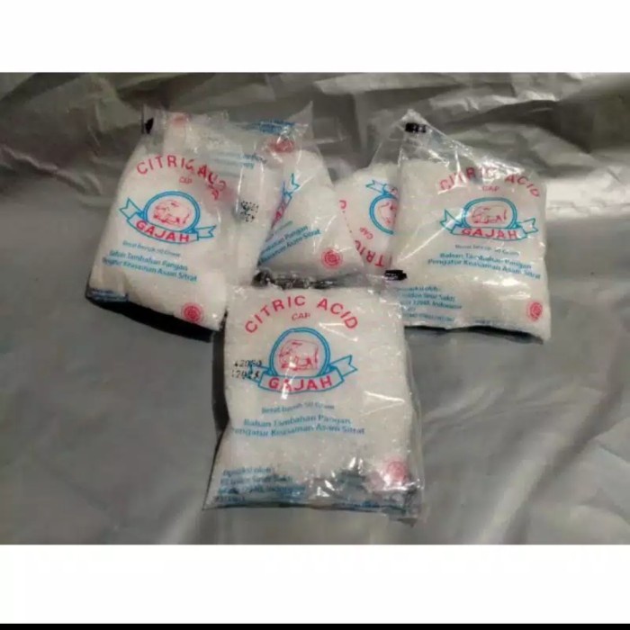 

Q12Sa Citrun / Citric Acid Cap Gajah 50Gr Asam Sitrat D51qs448