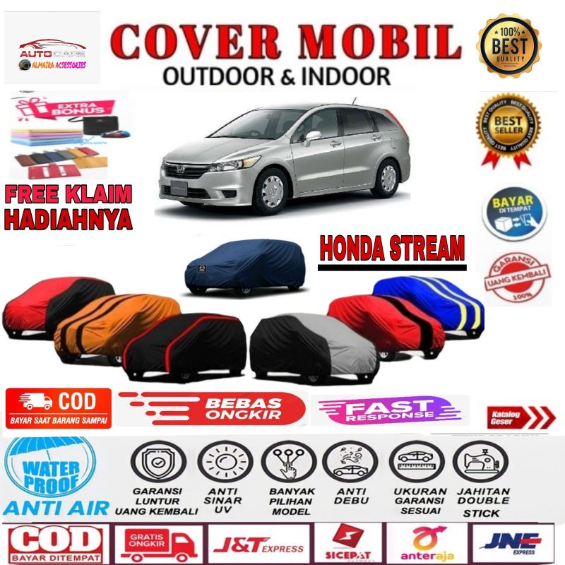 Cover Mobil Stream Sarung Mobil Honda STREAM Mantol Honda Stream 2017 2018 Selimut Stream outdoor indoor Waterproof