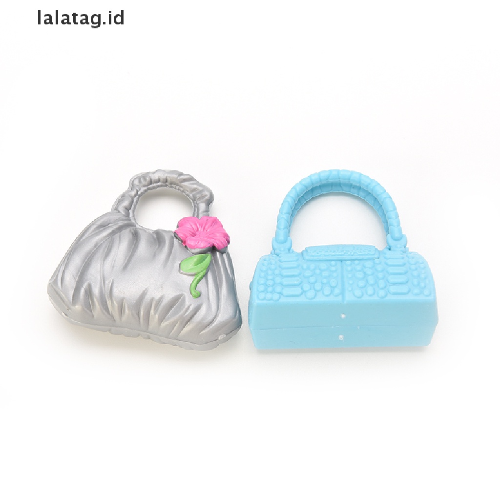 (lalatag) Tas Handbag / Selempang / Sisir / Sepatu / Anting Untuk Aksesoris Boneka Barbie (ID)