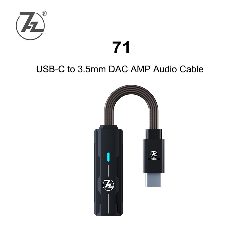 Sevenhertz 71 USB DAC AK4377 AMP 7Hz Ke Kabel Audio Headphone Amplifier PCM384 DSD128